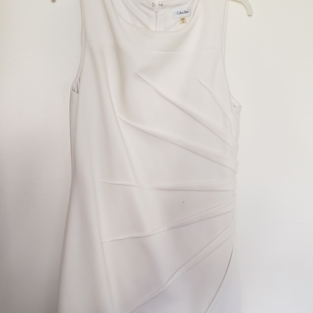 Calvin Kline white dress